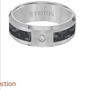 NEW Triton Tungsten men's wedding band size 9